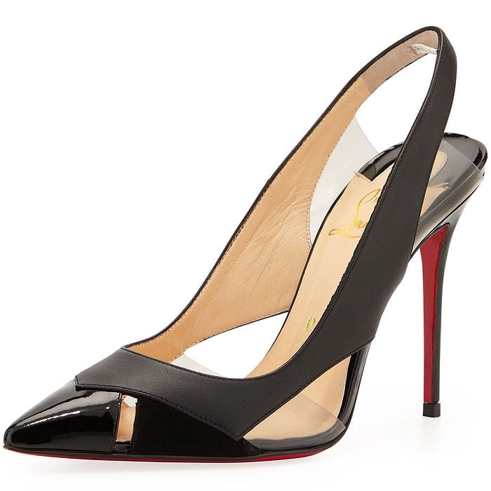 Christian Louboutin "Air Chance" Slingback Pumps in Black