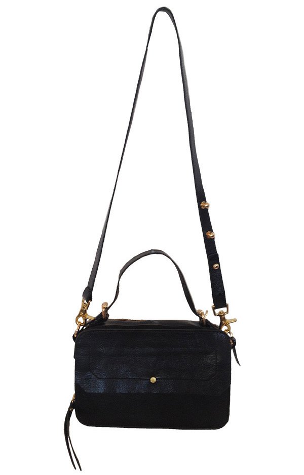 Cynthia Vincent "Liela" Crossbody Bag in Black