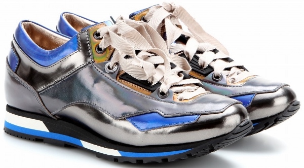 Lanvin Holographic Leatehr Sneakers