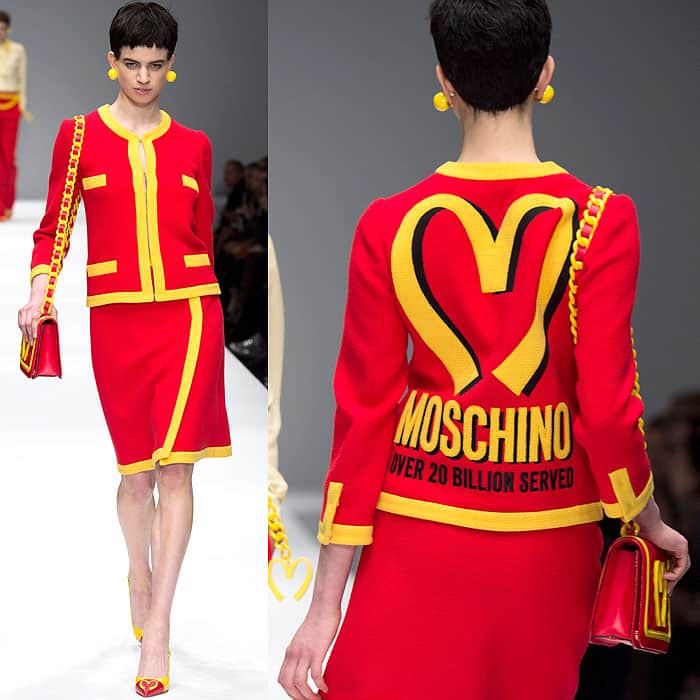 Jeremy Scott's Moschino Fall 2014 McDonald's Dress: A Bold Fast Food Statement