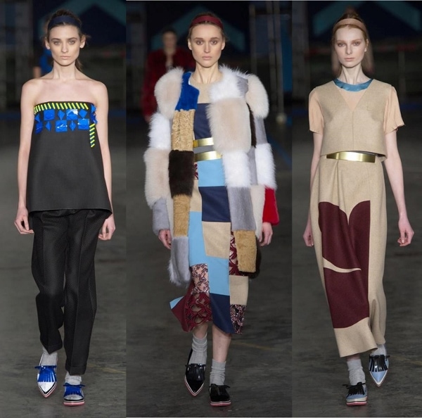 Roksanda Ilinčić's Fall 2014 show in London, England, on February 17, 2014