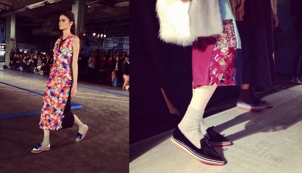 Nicholas Kirkwood's loafer designs for Roksanda Ilinčić's Fall 2014 collection