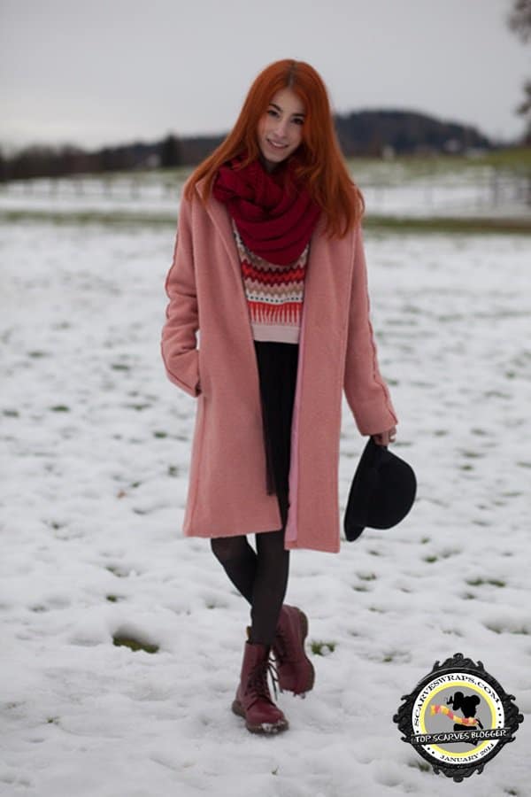 Coco is an expert at mixing color while keeping warm