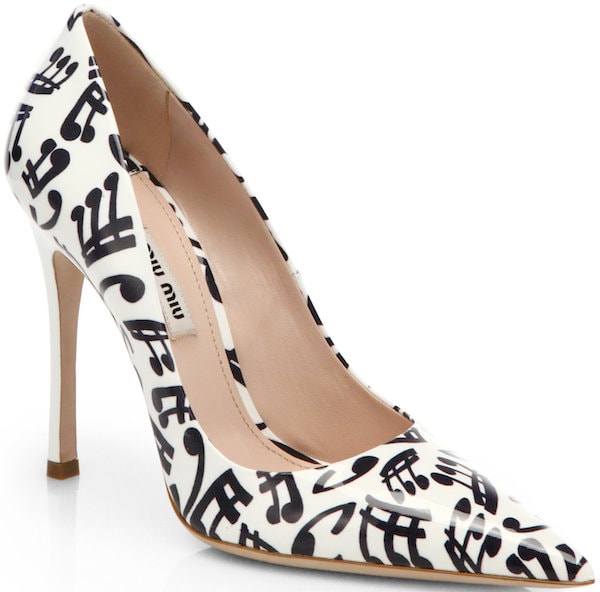 Miu Miu "Music Note" Pumps