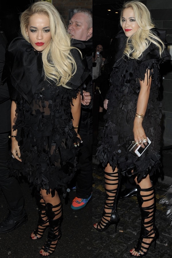 Rita Ora at the Three Six Zero Group and Roc Nation Brit Awards 2014 after-party