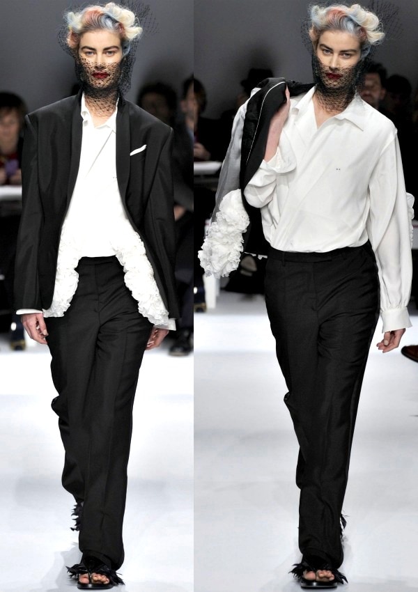 Schiaparelli's Spring/Summer 2014 collection runway show during Paris Haute Couture Fashion Week