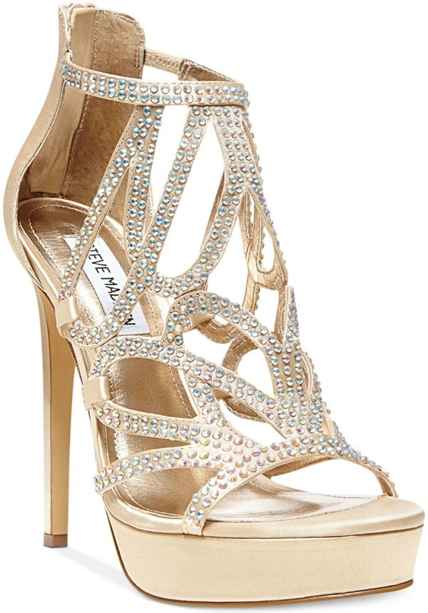 Steve Madden "Singer" Platform Evening Sandals