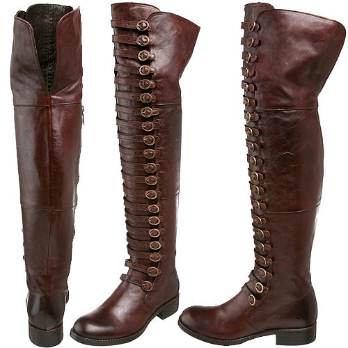 Area Forte '4014' Over-the-Knee Boots in Cuoio