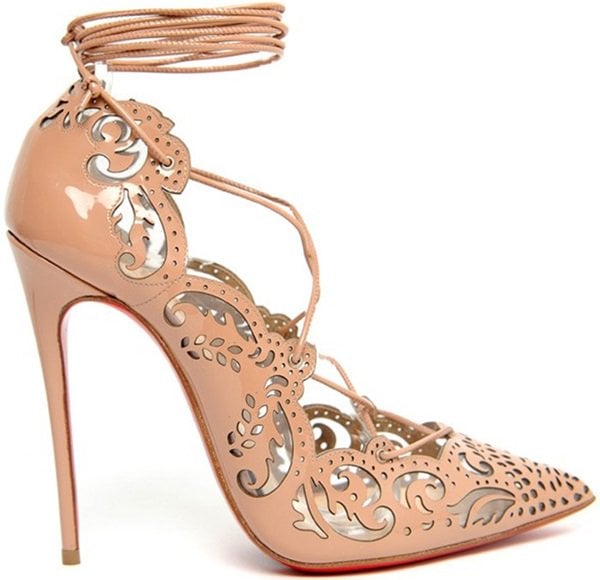Christian Louboutin "Impera" Pumps in Nude, Spring 2014 Collection