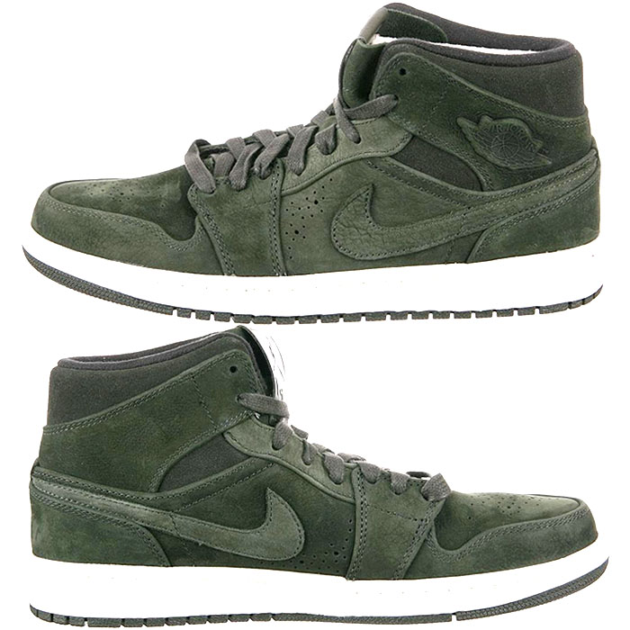 Nike Air Jordan 1 Mid "Nouveau" Sneakers in Sequoia