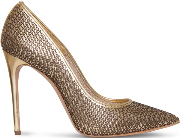 Casadei "Barbarella" Pumps in Gold