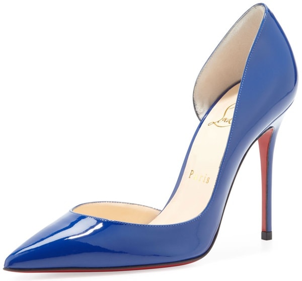 Christian Louboutin "Iriza" d'Orsay Pumps in Neptune