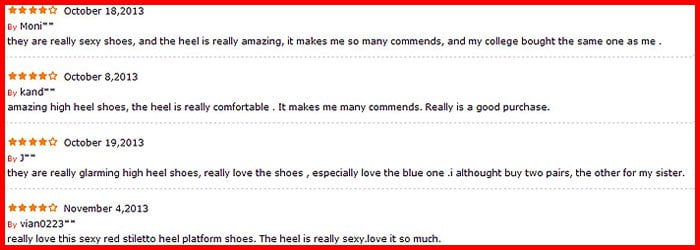 Suspiciously generic or poorly written product reviews are another red flag that a website may be selling counterfeit shoes