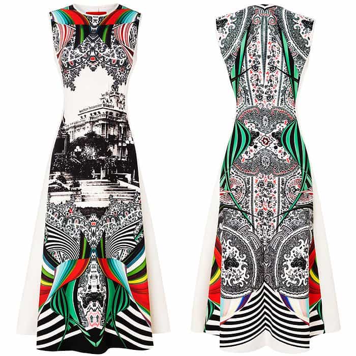 Clover Canyon Swirl Scarf Neoprene Dress