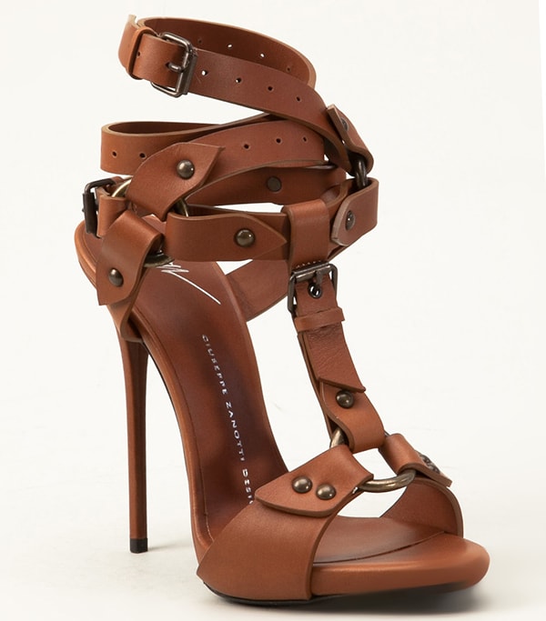 Giuseppe Zanotti Strappy Multiple Buckle Sandals