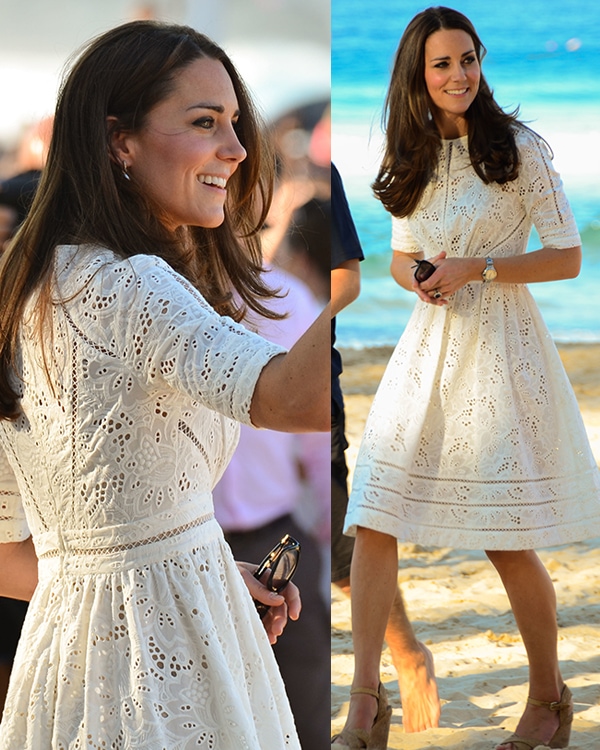 Kate Middleton's dress by Australian designer Zimmermann