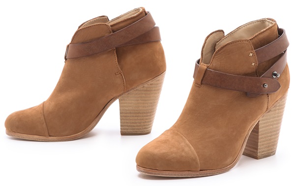 Rag Bone Brown Harrow Booties