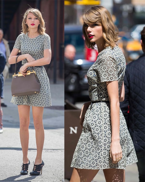 Taylor Swift shops for her new apartment in New York, showcasing chic style