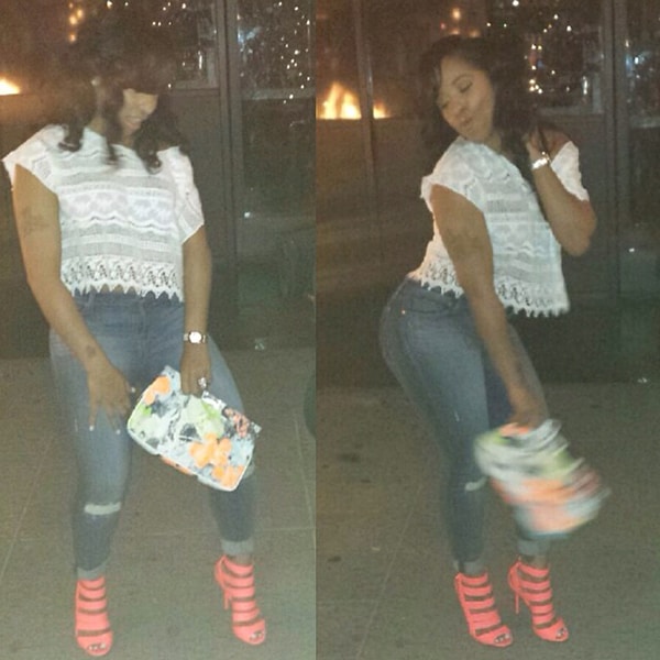 Toya Wright at the launch of Sheneka's hair extension line held at STK in West Hollywood on April 7, 2014