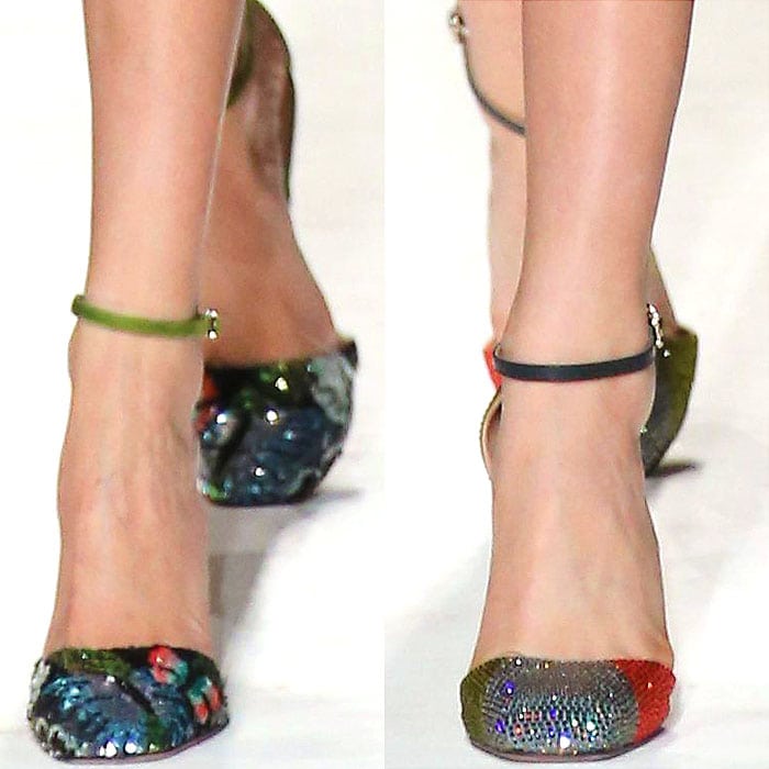Valentino fall 2014 shoes presented during Paris Fashion Week Womenswear Fall/Winter 2014–2015