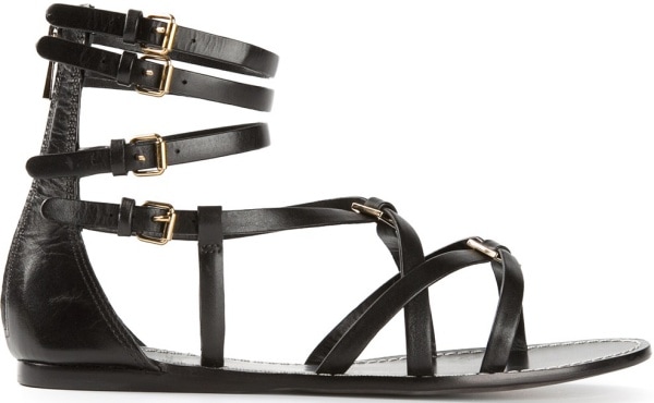 Tory Burch "Dandal" Sandals in Black