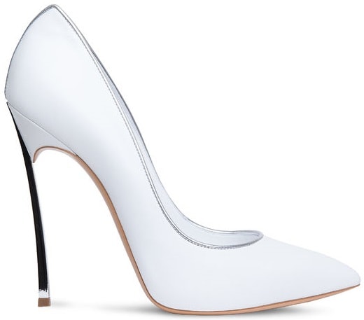 Casadei Blade in White Silver