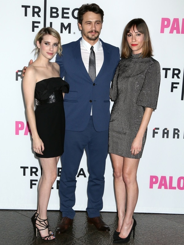 Emma Roberts, James Franco, and Gia Coppola