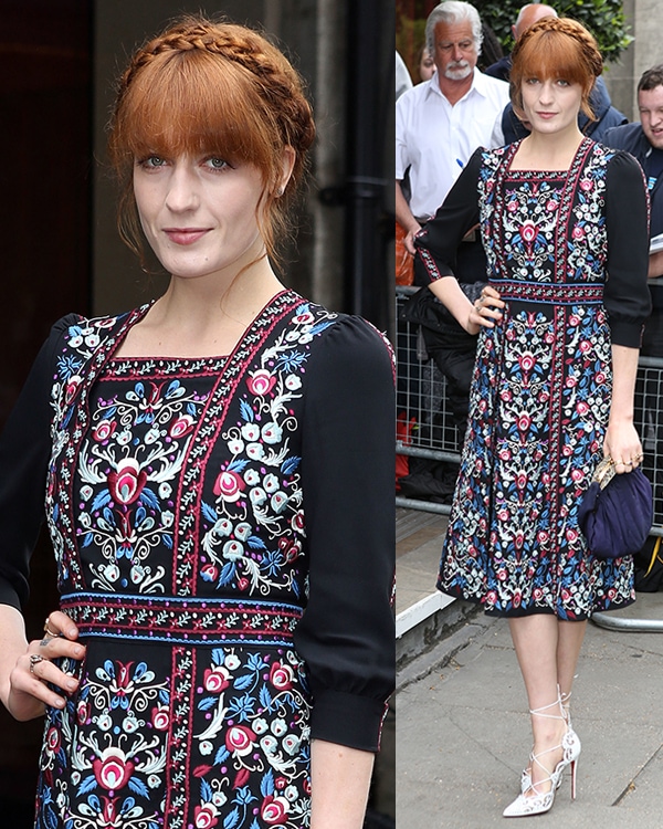 Florence Welch at the 2014 Ivor Novello Awards held at the Grosvenor House Hotel in London, England, on May 22, 2014
