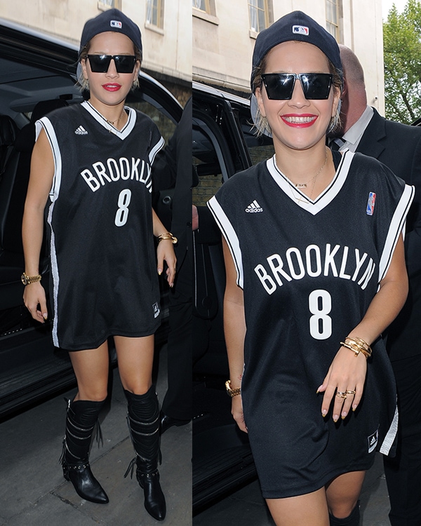 Rita Ora arriving at Gabrielle's Gala 2014 held at Old Billingsgate in London, England, on May 7, 2014