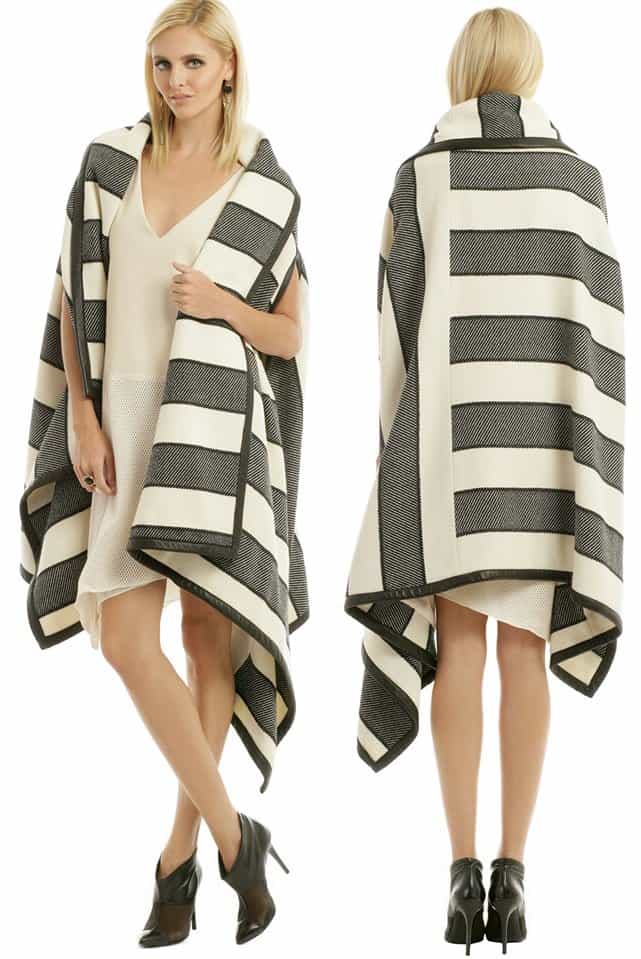 Rag Bone Bawja Blanket Wrap Coat