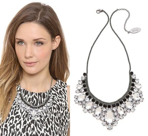 Adia Kibur Crystal Fringe Necklace