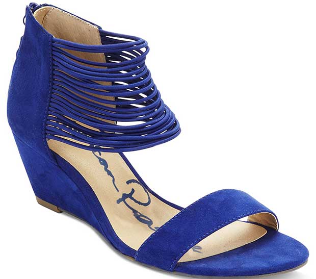 American Rag "Carllie" Demi Wedge Sandals in Blue