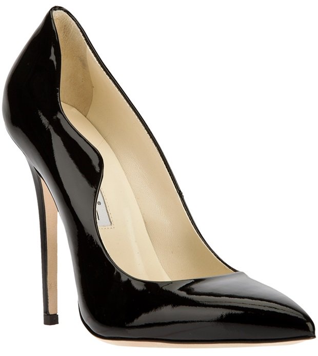 Brian Atwood Black Besame Pump