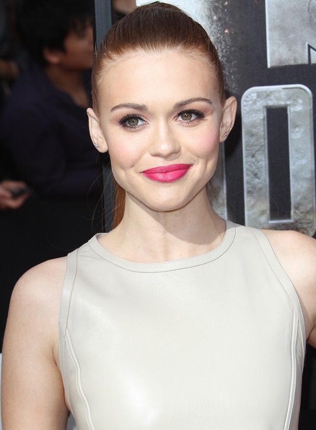 Holland Roden rocking Meira T diamond ear cuffs