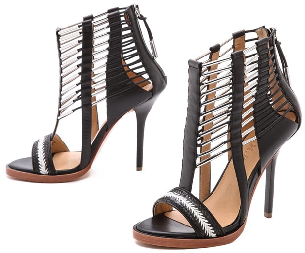 L.A.M.B. Fiona Cutout Sandals