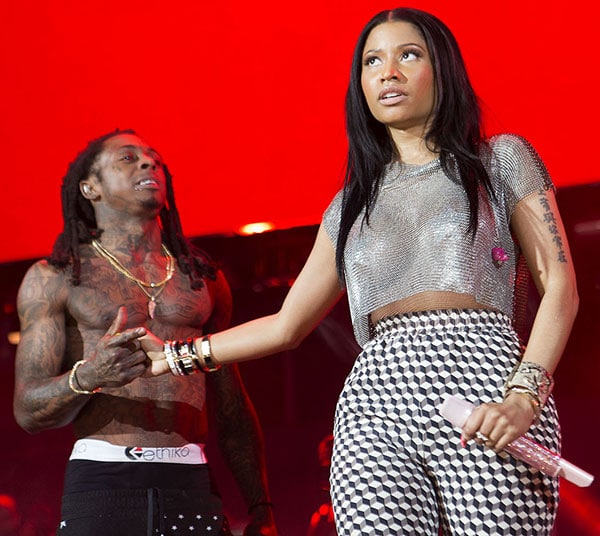 Nicki Minaj and Lil Wayne at Summer Jam
