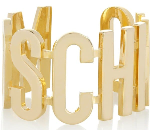Moschino VA Gold-Plated Cuff