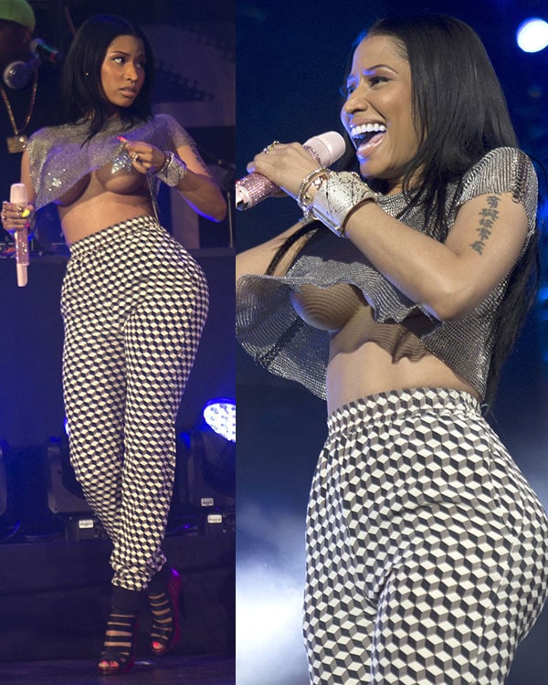 Nicki Minaj performing live at Hot 97's Summer Jam 2014 at the Met Life Stadium