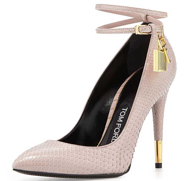 Tom Ford Python Lock High-Heel Pumps