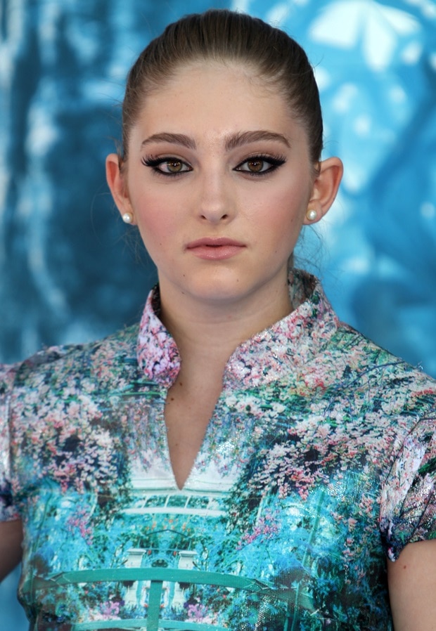 Willow Shields at the world premiere of Disney's 'Maleficent'