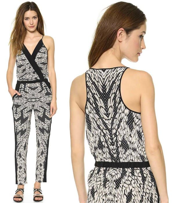 Diane von Furstenberg Shany Racer Back Jumpsuit