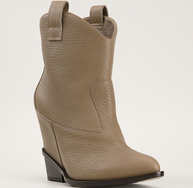 Giuseppe Zanotti Concealed-Heel Boots in Tan