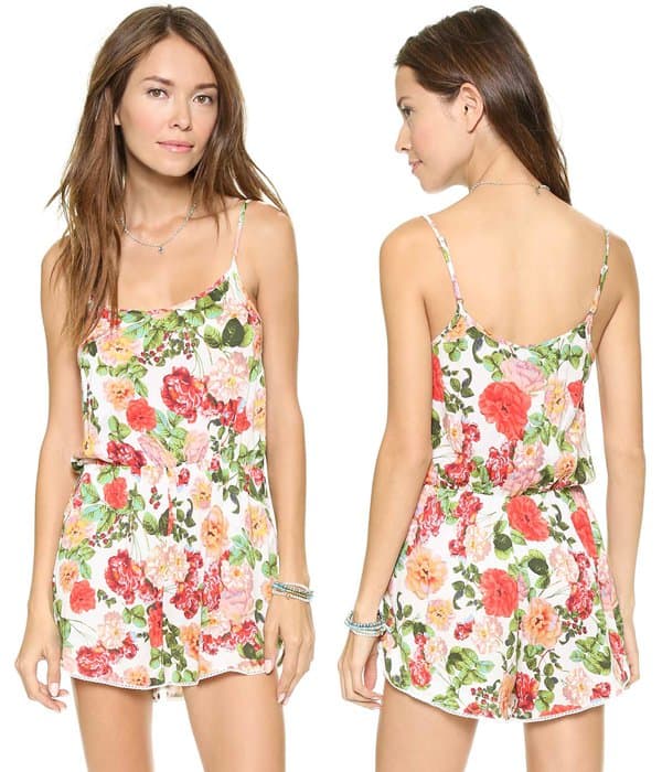 MINKPINK Wild Roses Playsuit