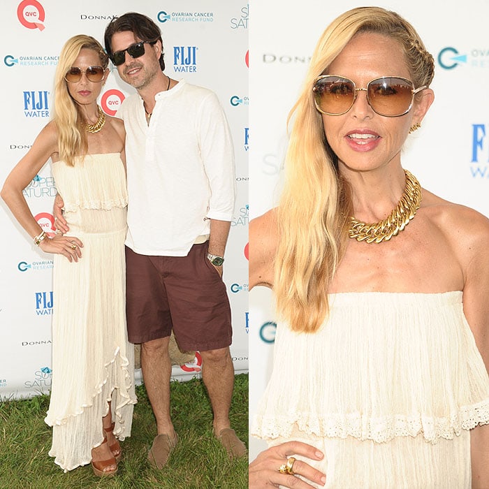 Rachel Zoe posing with husband Rodger Berman