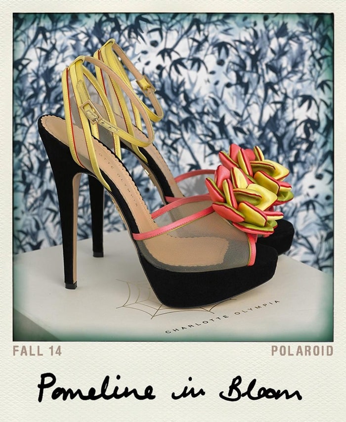 Charlotte Olympia "Pomeline in Bloom" Sandals