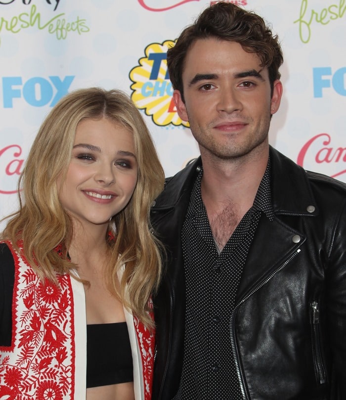 Chloë Grace Moretz and Jamie Blackley at Fox’s 2014 Teen Choice Awards held at the Shrine Auditorium in Los Angeles on August 10, 2014