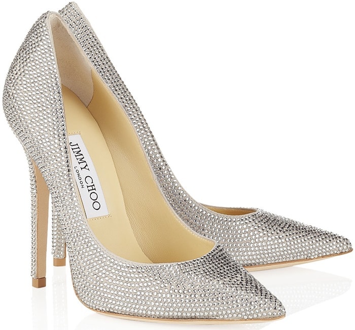 Jimmy Choo "Tartini" Crystal-Embellished Pumps