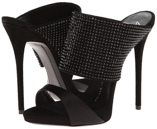 Giuseppe Zanotti Crystal-Embellished Slip-On Sandals