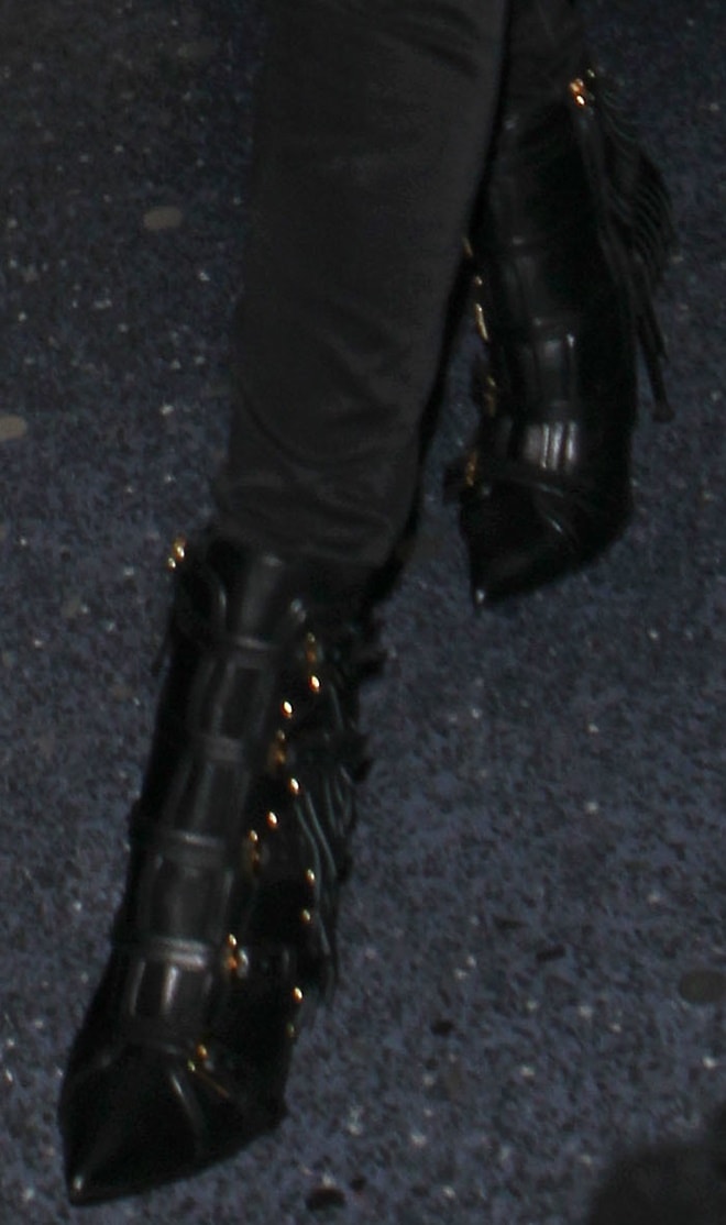 Heidi Klum in studded Giuseppe Zanotti boots