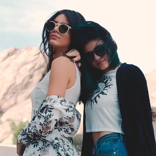Kendall and Kylie Jenner showcase their boho-chic style from their new Pacsun collection